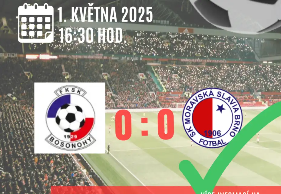 FK SK Bosonohy - SK Moravská Slavia 0:0