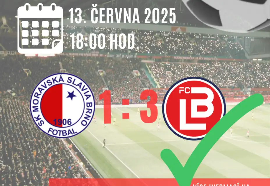 SK Moravská Slavia Brno 'A tým' : FC Boskovice  Letovice 1:3