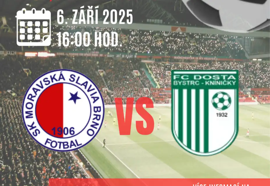 SK Moravská Slavia Brno "A tým" : FC DOSTA BYSTRC - KNÍNIČKY