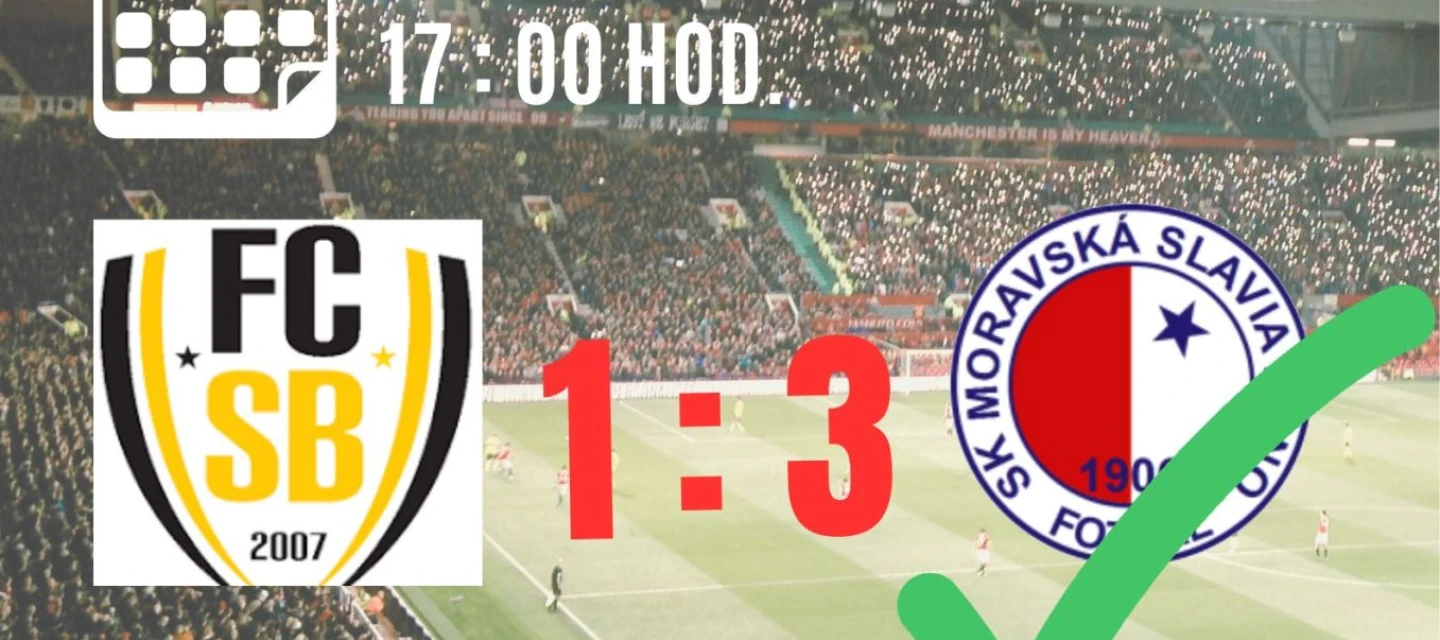 FC Svratka Brno : SK Moravská Slavia Brno "A tým" 1 : 3